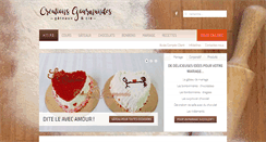 Desktop Screenshot of creationsgourmandes.com